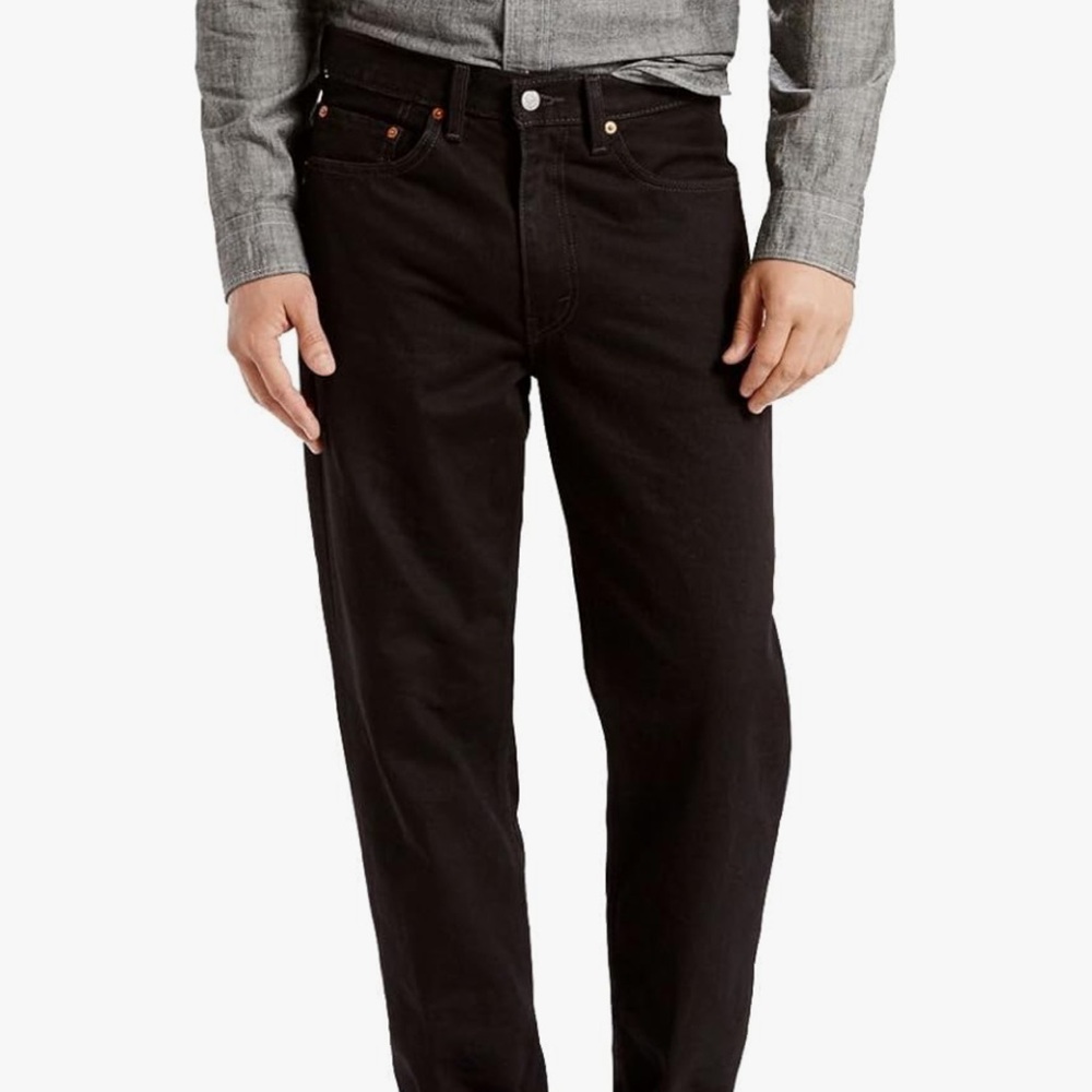 NWT Levi’s 550™ Black Relaxed Fit Mens Jeans Size 44X32 - Picture 8 of 9